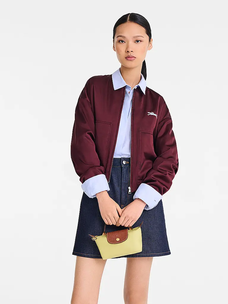 LONGCHAMP | Le Pliage Original Pochette mit Henkel, Pistachio | Hellgrün