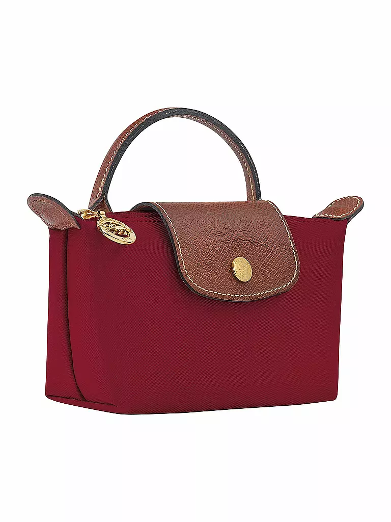 LONGCHAMP | Le Pliage Original Pochette mit Henkel, Red | rot