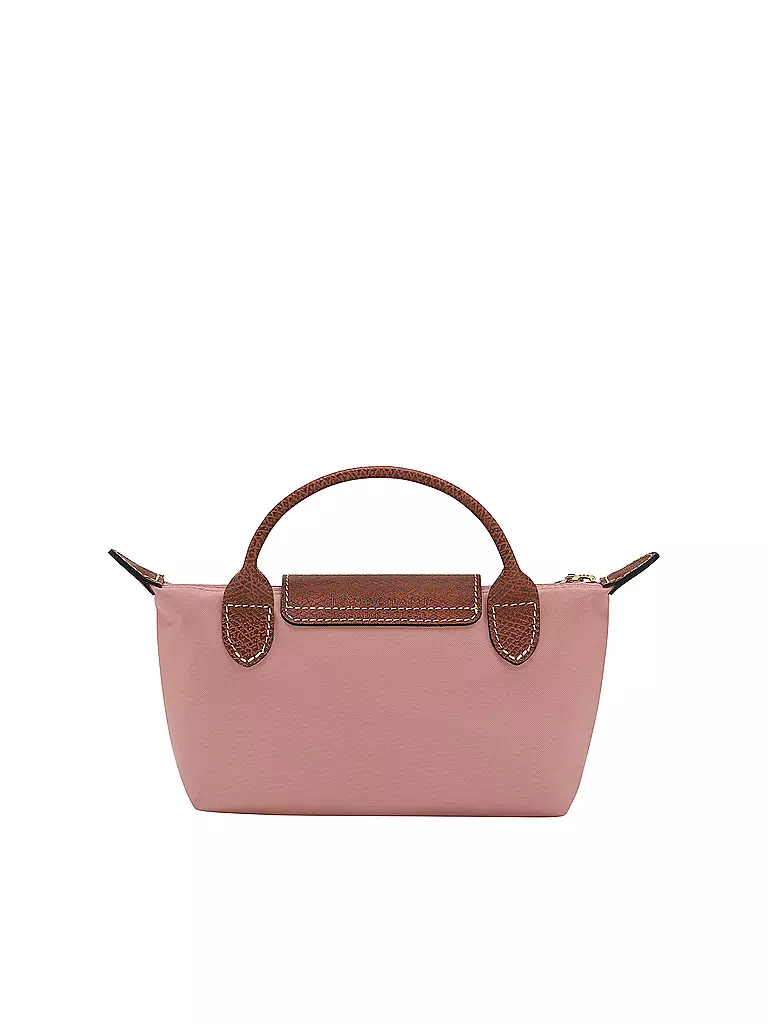 LONGCHAMP | Le Pliage Original Pochette mit Henkel, Rosethe | rosa