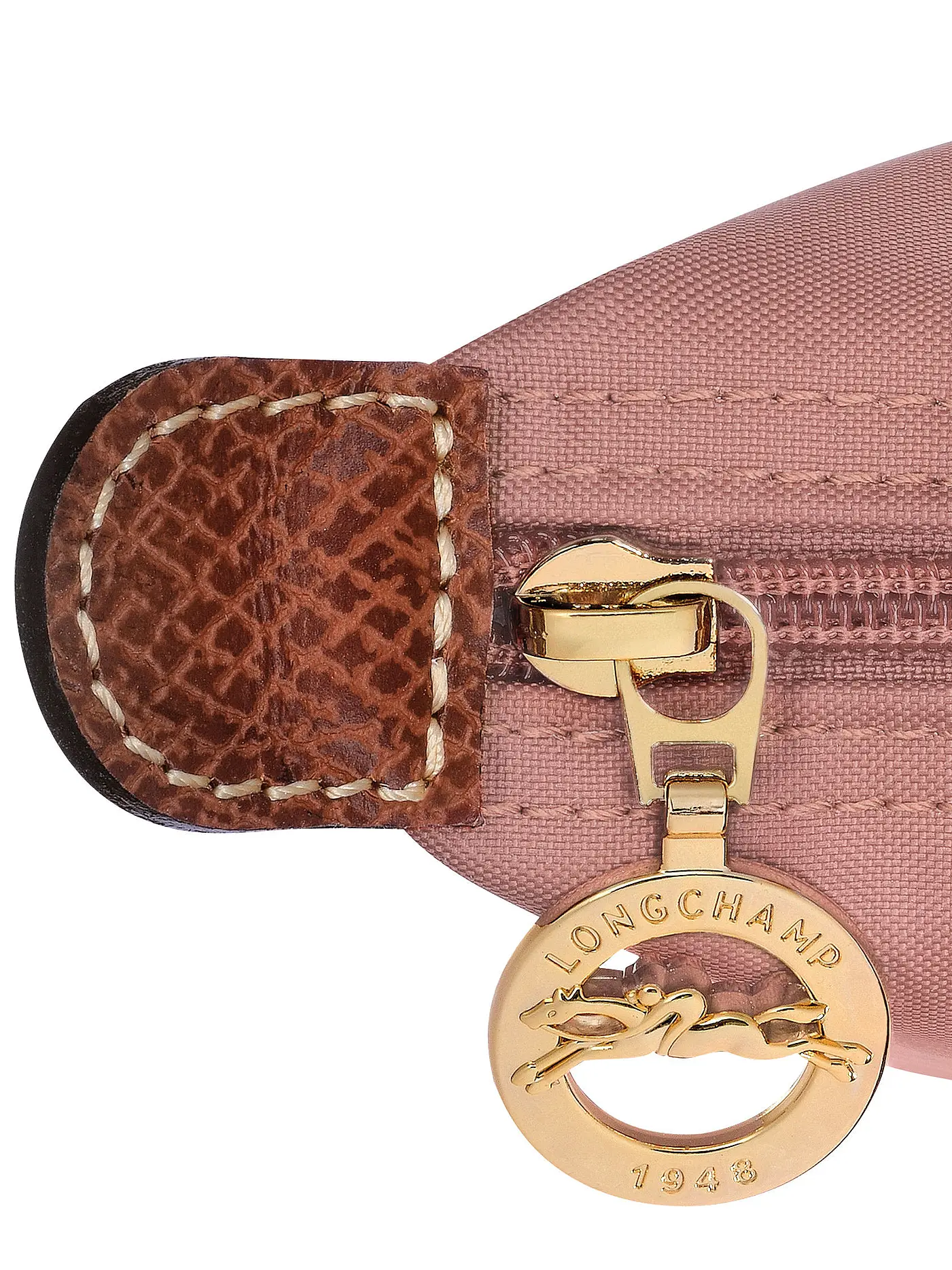 LONGCHAMP | Le Pliage Original Pochette mit Henkel, Rosethe | rosa