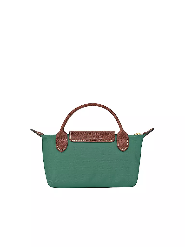 LONGCHAMP | Le Pliage Original Pochette mit Henkel, Sauge | grün