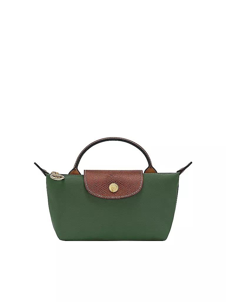 LONGCHAMP | Le Pliage Original Pochette mit Henkel, Vert Anglais | olive