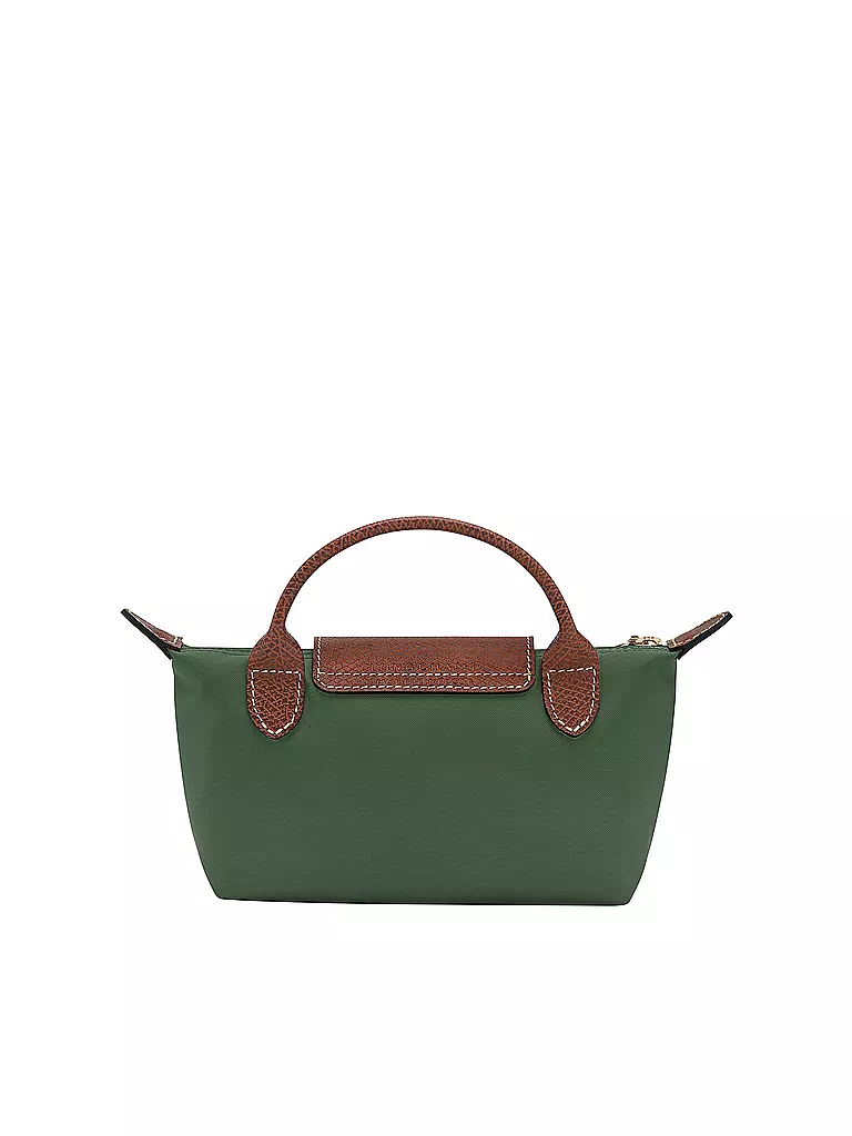 LONGCHAMP | Le Pliage Original Pochette mit Henkel, Vert Anglais | olive