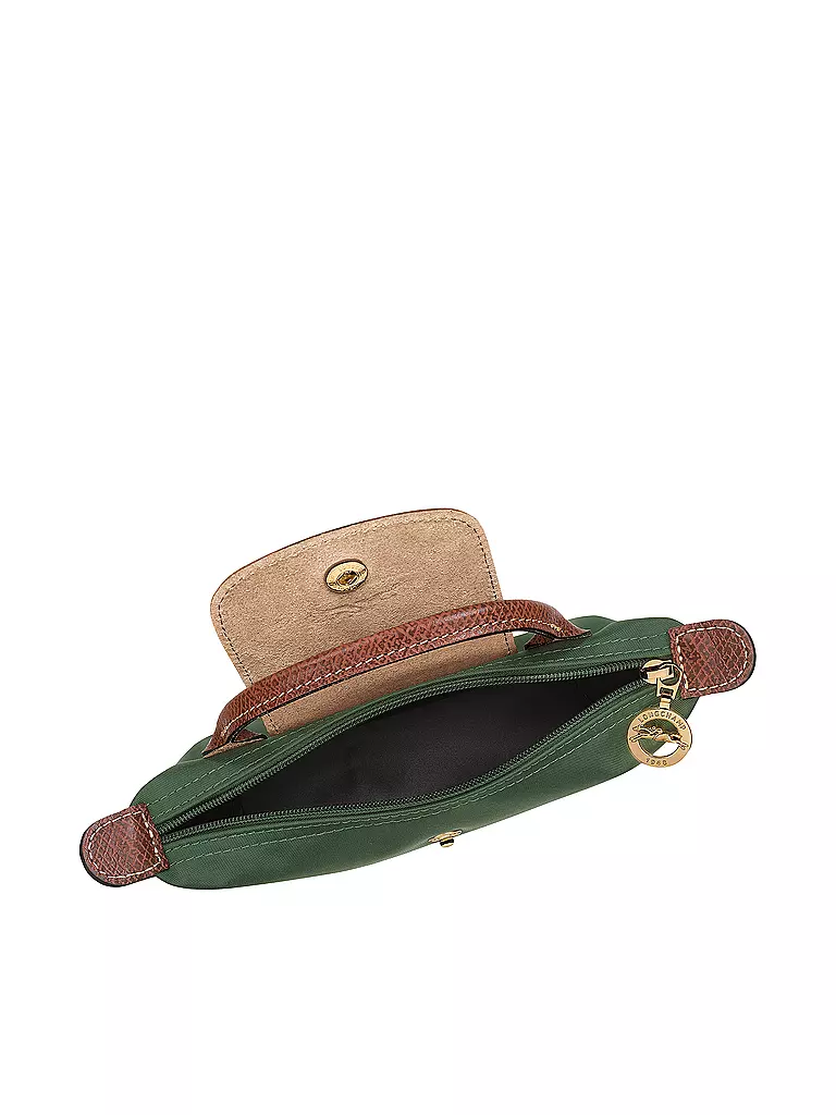 LONGCHAMP | Le Pliage Original Pochette mit Henkel, Vert Anglais | olive