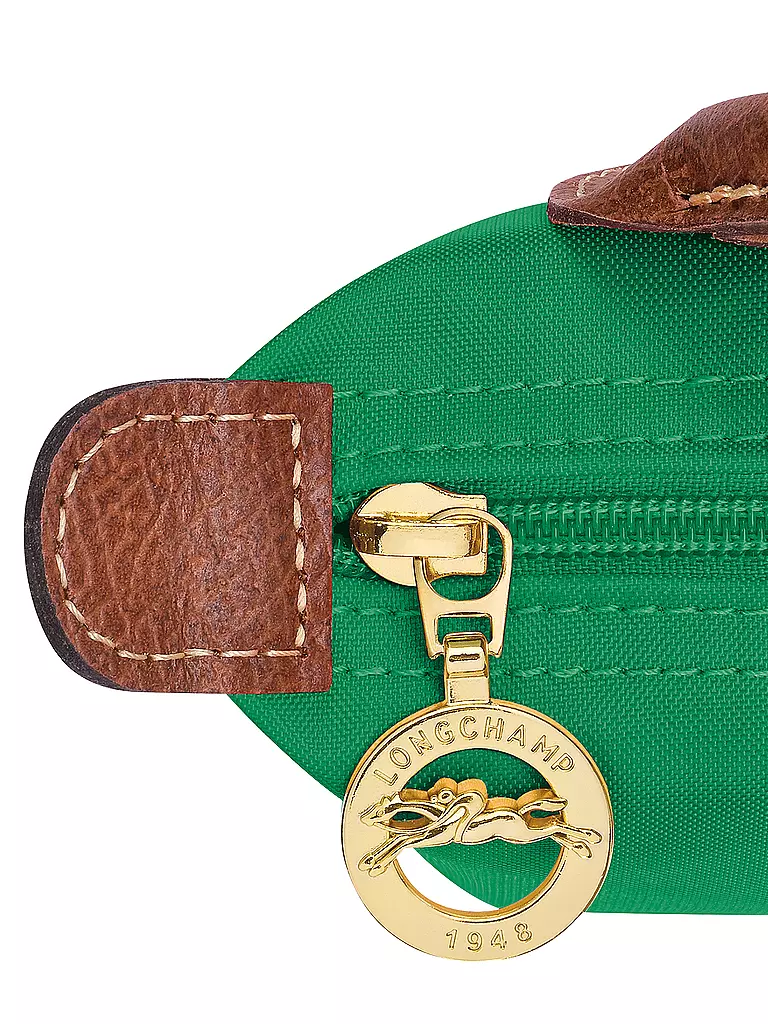 LONGCHAMP | Le Pliage Original Pochette mit Henkel, Vert | grün