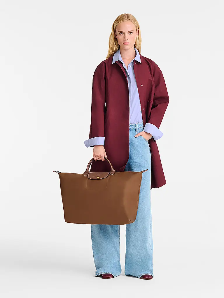 LONGCHAMP | Le Pliage Original Reisetasche, Cognac | Braun