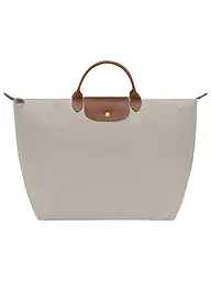 LONGCHAMP | Le Pliage Original Reisetasche, Cognac | Hellgrau