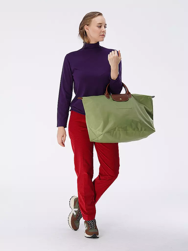 LONGCHAMP | Le Pliage Original Reisetasche Small, Lichen | grün
