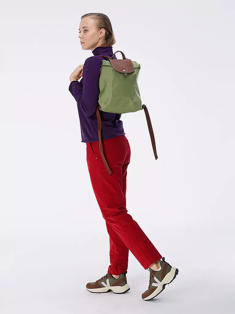 LONGCHAMP | Le Pliage Original Rucksack, Lichen | grün