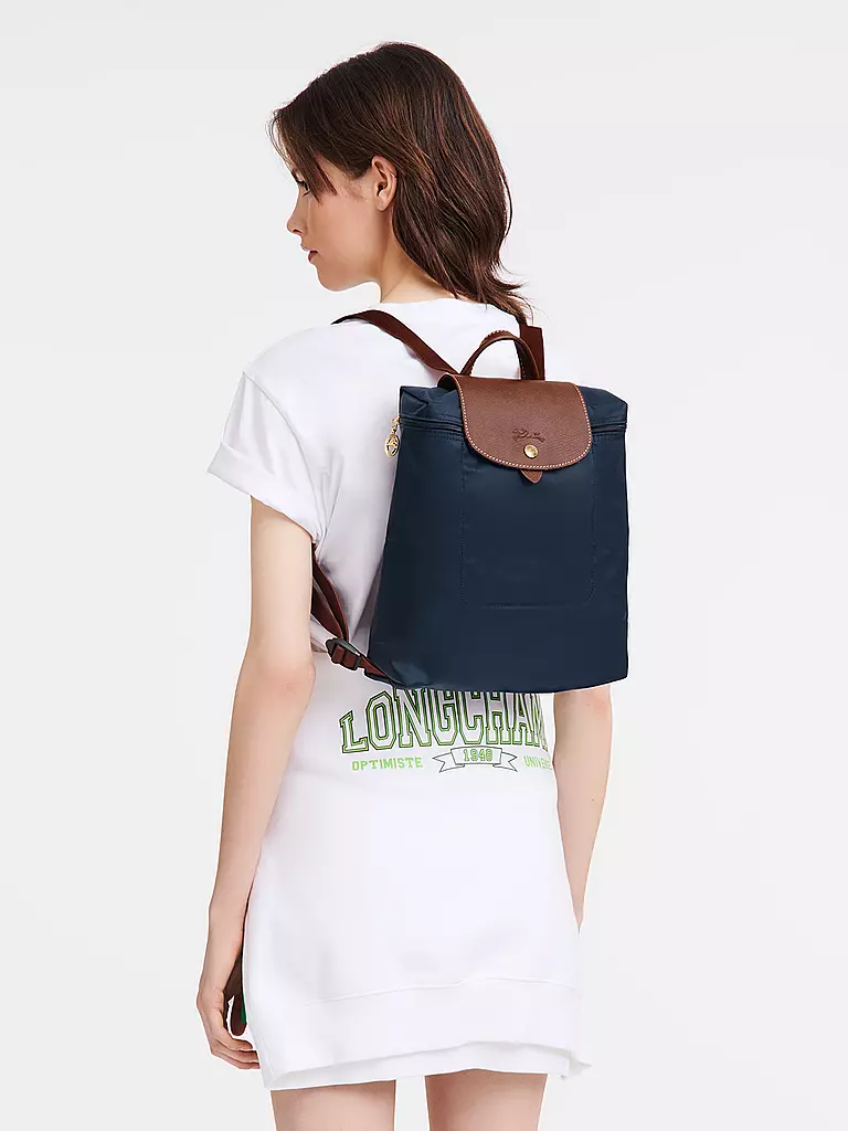 LONGCHAMP | Le Pliage Original Rucksack, Navy | grün