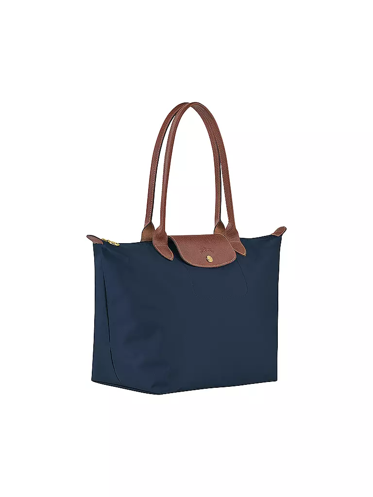 LONGCHAMP | Le Pliage Original Shopper Large, Navy | camel