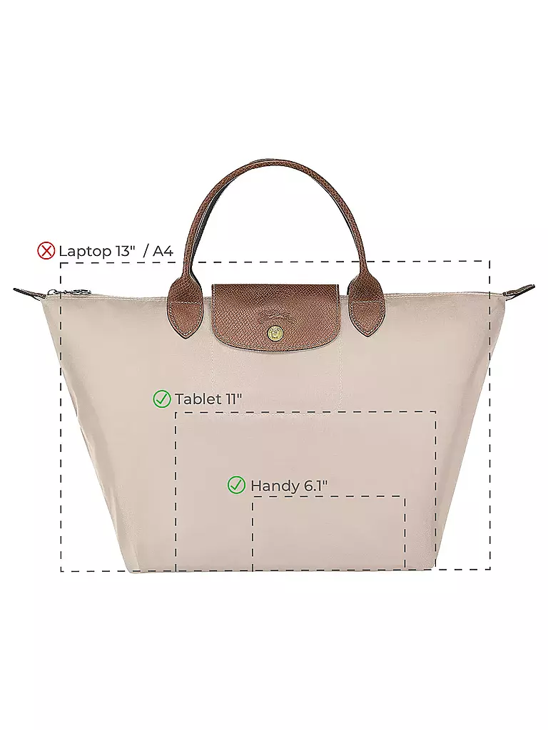 LONGCHAMP | Le Pliage Original Shopper Medium, Celadon | olive