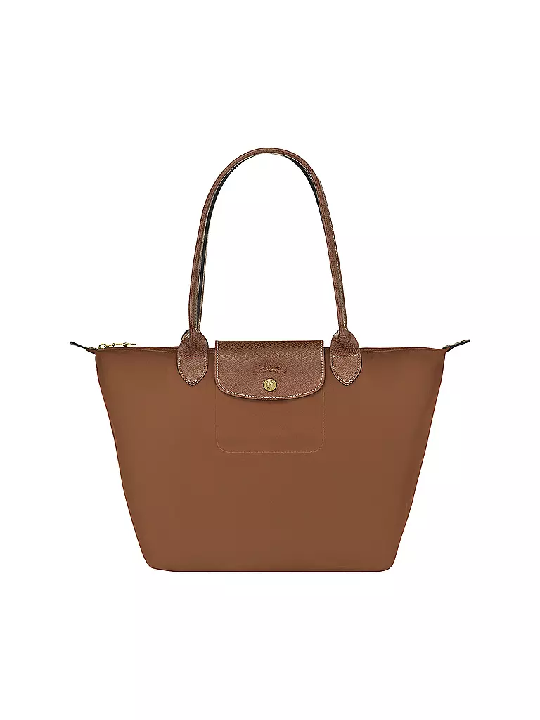 LONGCHAMP | Le Pliage Original Shopper Medium, Cognac | Braun
