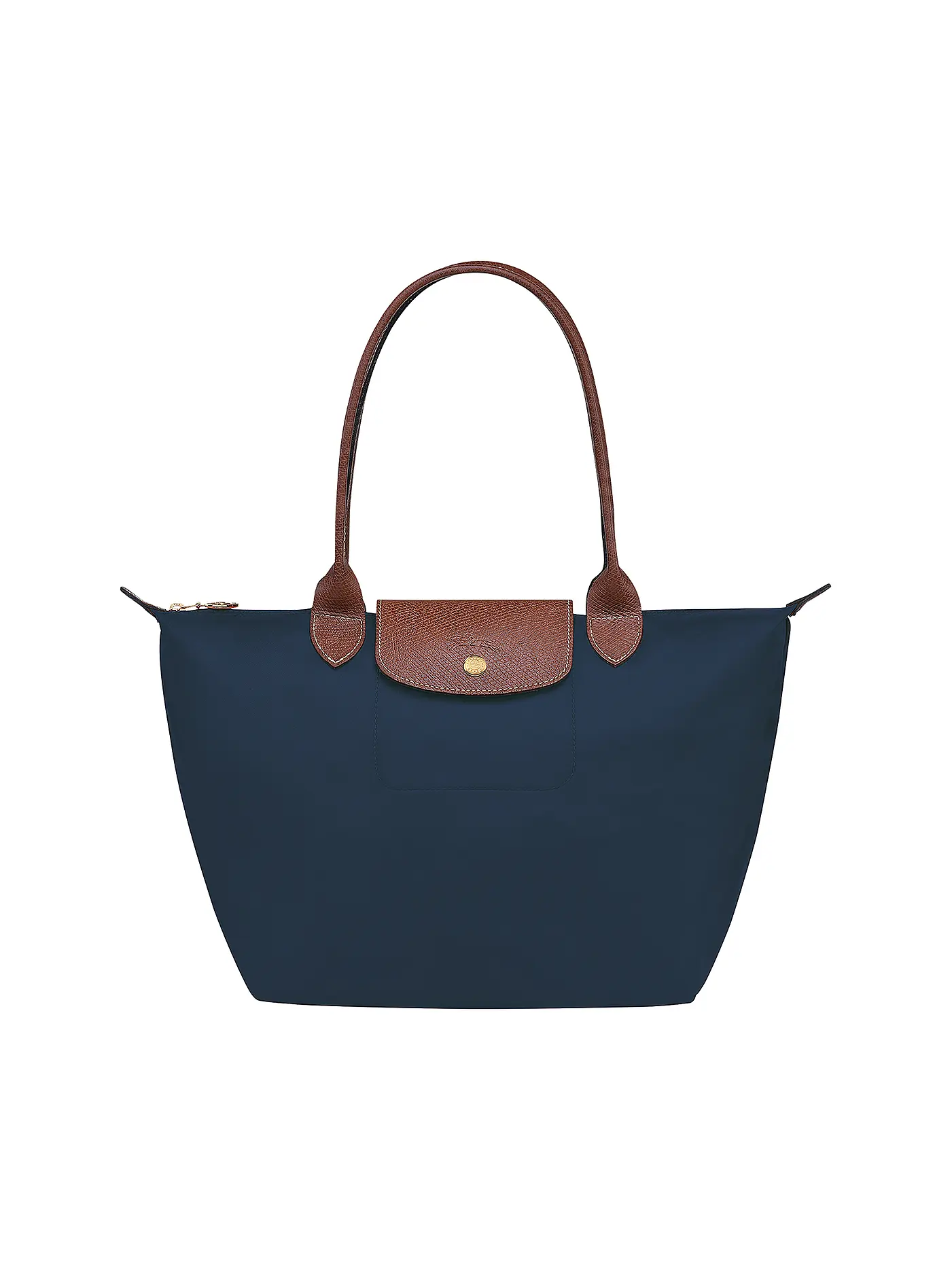 LONGCHAMP | Le Pliage Original Shopper Medium, Chamois | dunkelblau