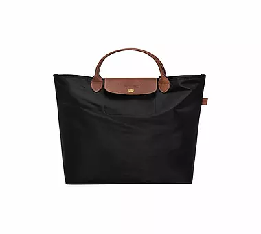 Longchamp le pliage m schwarz lange henkel Clearance