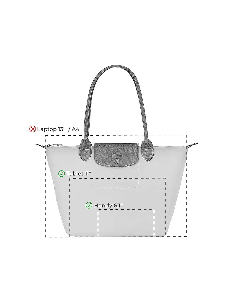 LONGCHAMP | Le Pliage Original Shopper Medium, Rosethe | Rosa