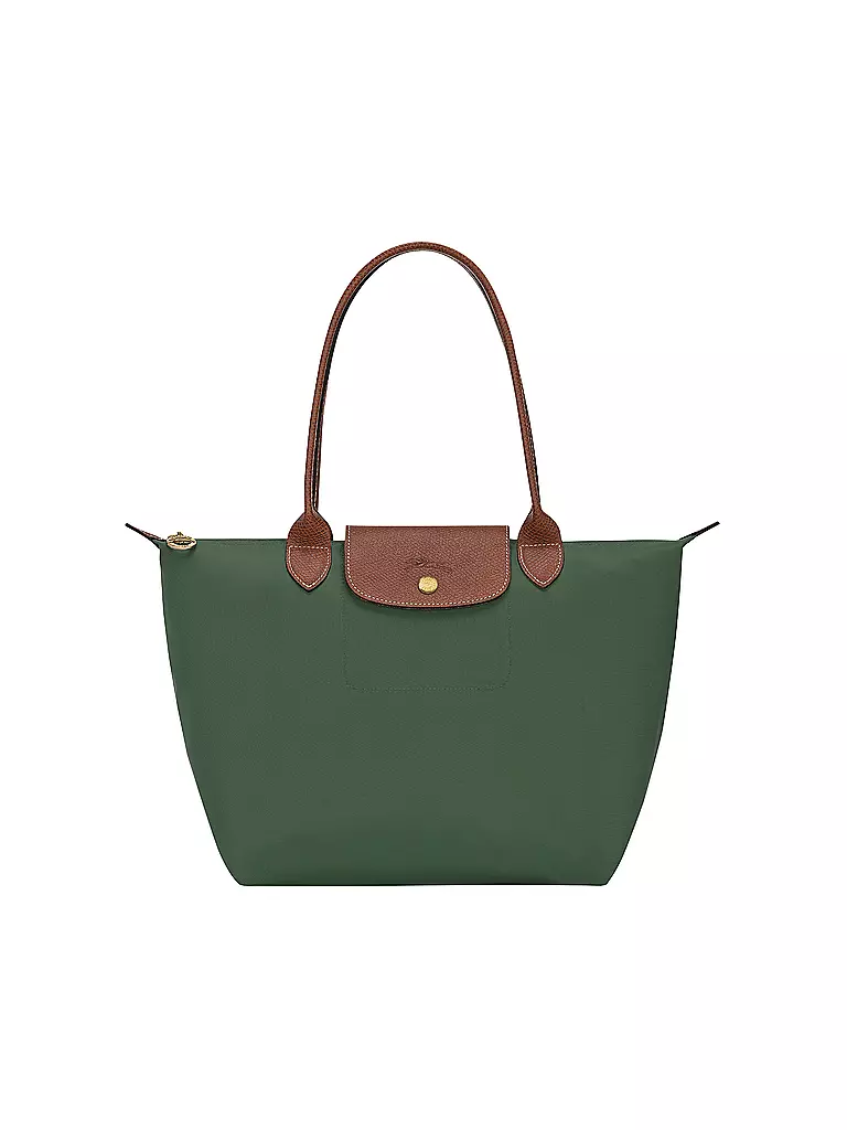 LONGCHAMP | Le Pliage Original Shopper Medium, Vert Anglais | olive