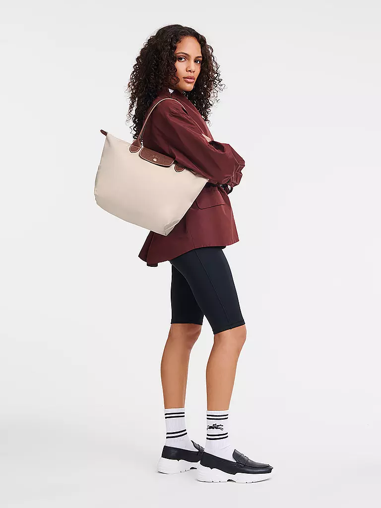 LONGCHAMP | Le Pliage Original Shopper Small, Paper | beige