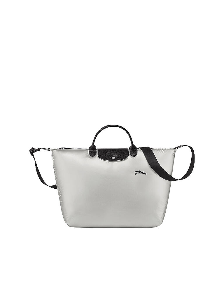 LONGCHAMP | Le Pliage Reisetasche L, Silver | silber