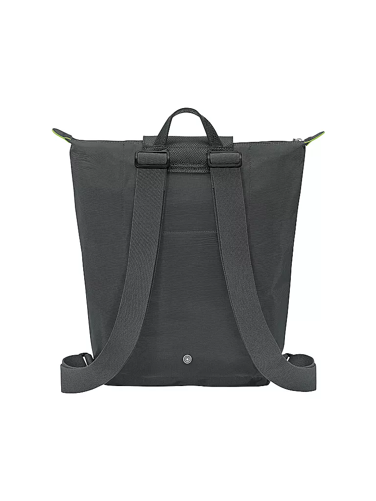 LONGCHAMP | Le Pliage Rucksack Medium, Graphite | grün