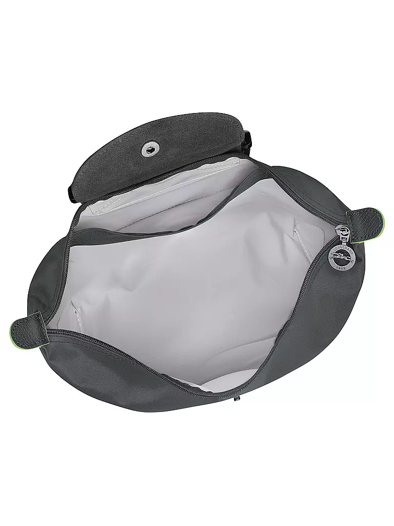 LONGCHAMP | Le Pliage Rucksack Medium, Graphite | grün