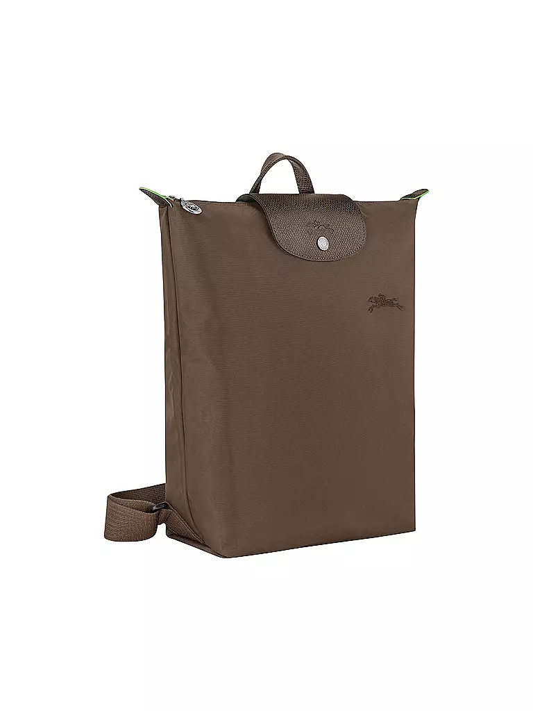 LONGCHAMP | Le Pliage Rucksack Medium, Terre | grün