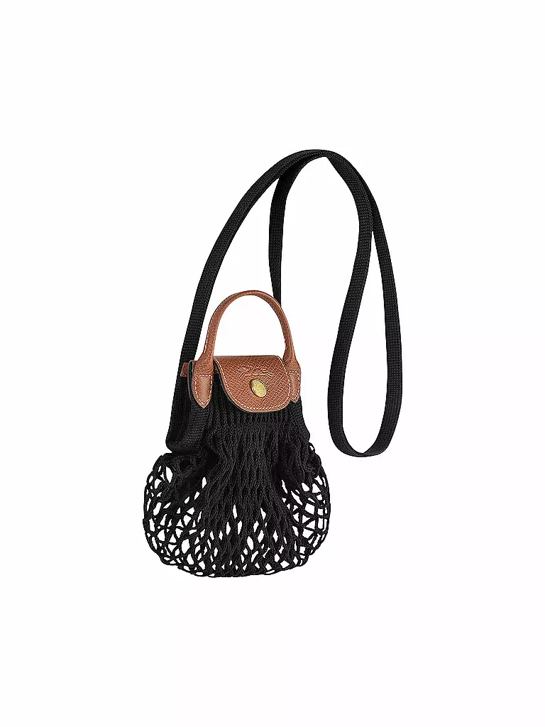 LONGCHAMP | Le Pliage Umhängetasche XS, Black | schwarz