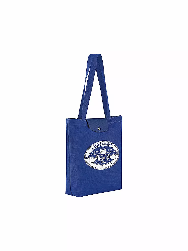 LONGCHAMP | Le Pliage x Constantin Shopper Medium, Cobalt | creme