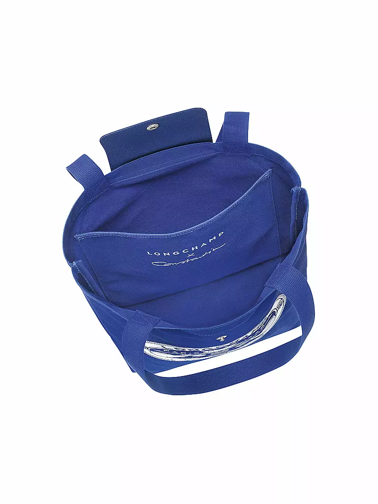 LONGCHAMP | Le Pliage x Constantin Shopper Medium, Cobalt | creme