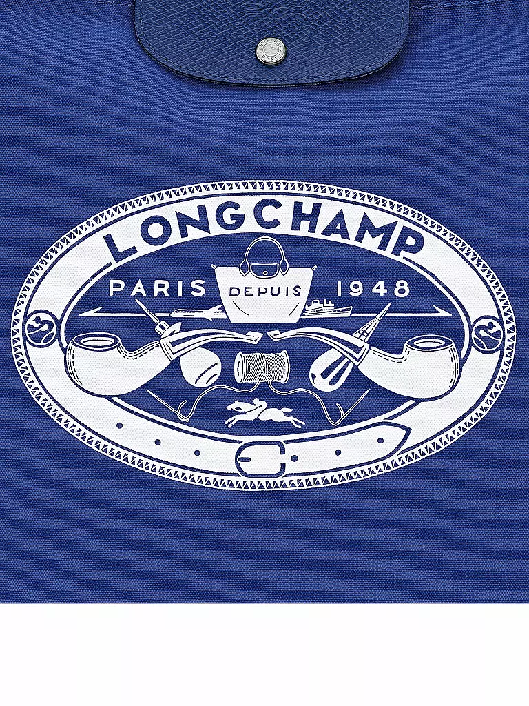LONGCHAMP | Le Pliage x Constantin Shopper Medium, Cobalt | creme