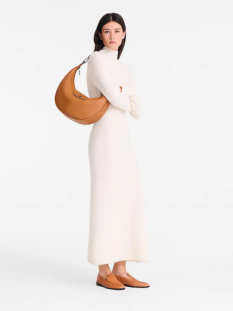 LONGCHAMP | Le Pliage Xtra Schultertasche Large, Cashew | Braun