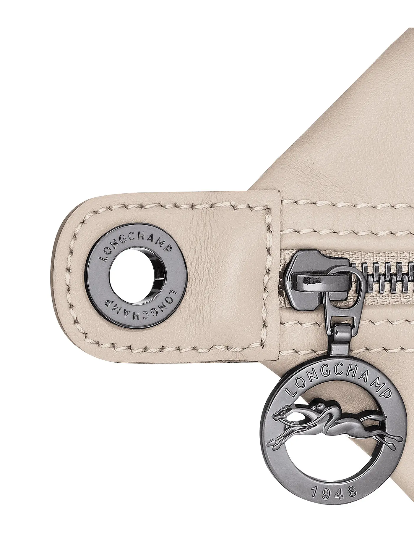 LONGCHAMP | Le Pliage Xtra Schultertasche Medium, Papier | creme