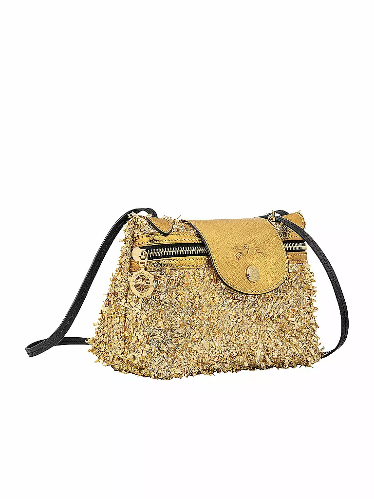 LONGCHAMP | Le Pliage-Kollektion Umhängetasche, Gold | gold