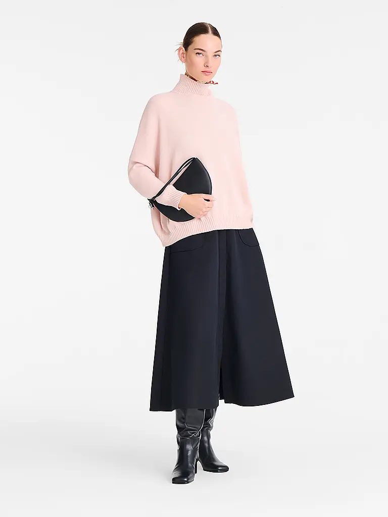 LONGCHAMP | Le Roseau Clutch Small, Black | Schwarz