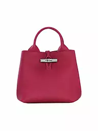 LONGCHAMP | Le Roseau Handle Bag Small, Celadon | pink