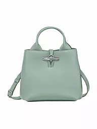 LONGCHAMP | Le Roseau Handle Bag Small, Celadon | grün