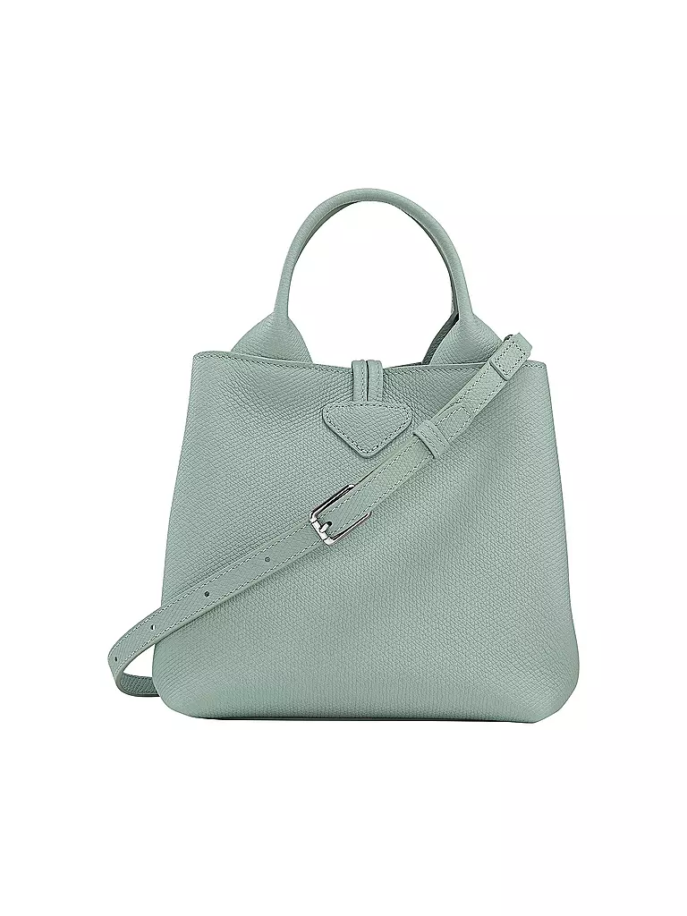 LONGCHAMP | Le Roseau Handle Bag Small, Celadon | grün