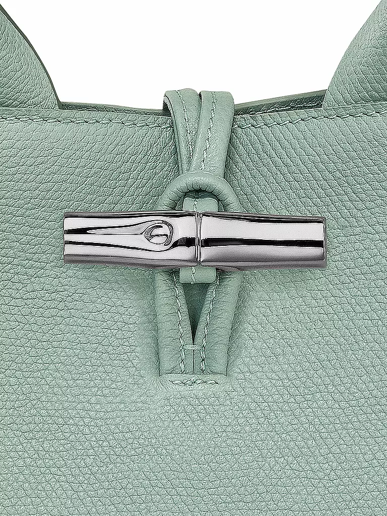 LONGCHAMP | Le Roseau Handle Bag Small, Celadon | grün