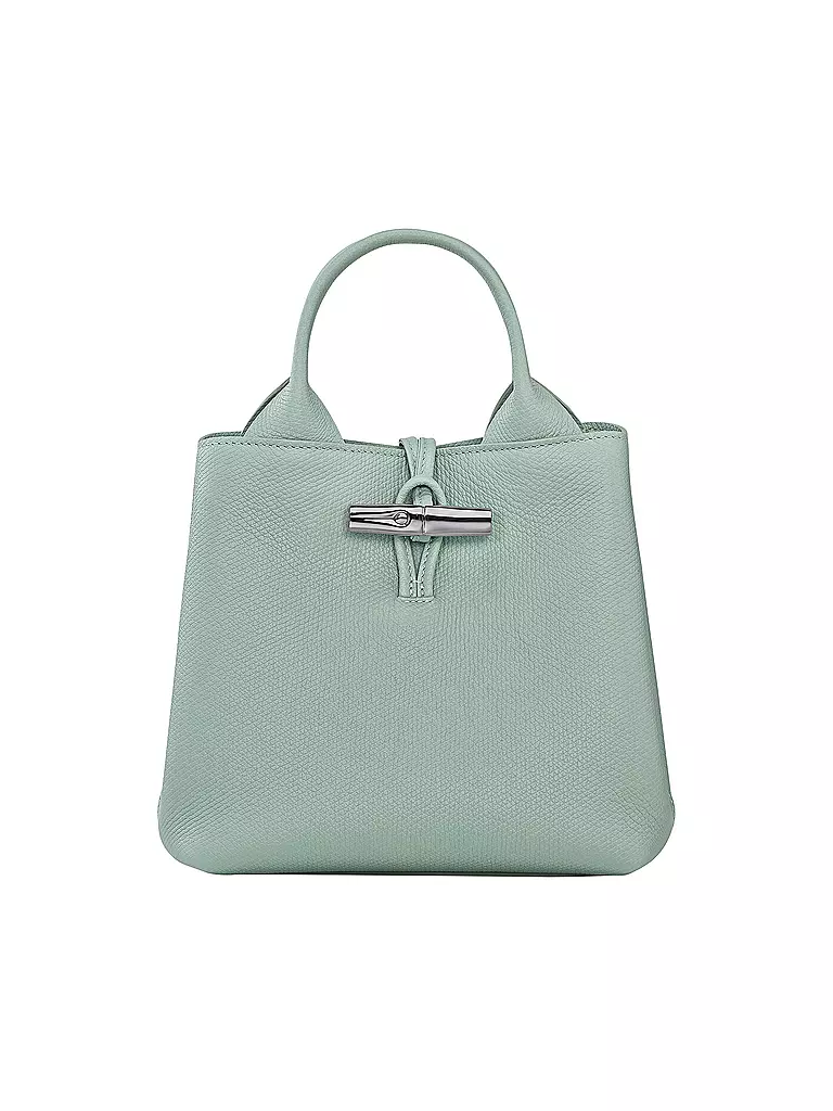 LONGCHAMP | Le Roseau Handle Bag Small, Celadon | grün