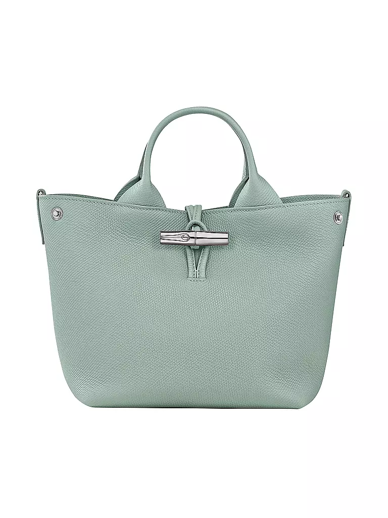 LONGCHAMP | Le Roseau Handle Bag Small, Celadon | grün