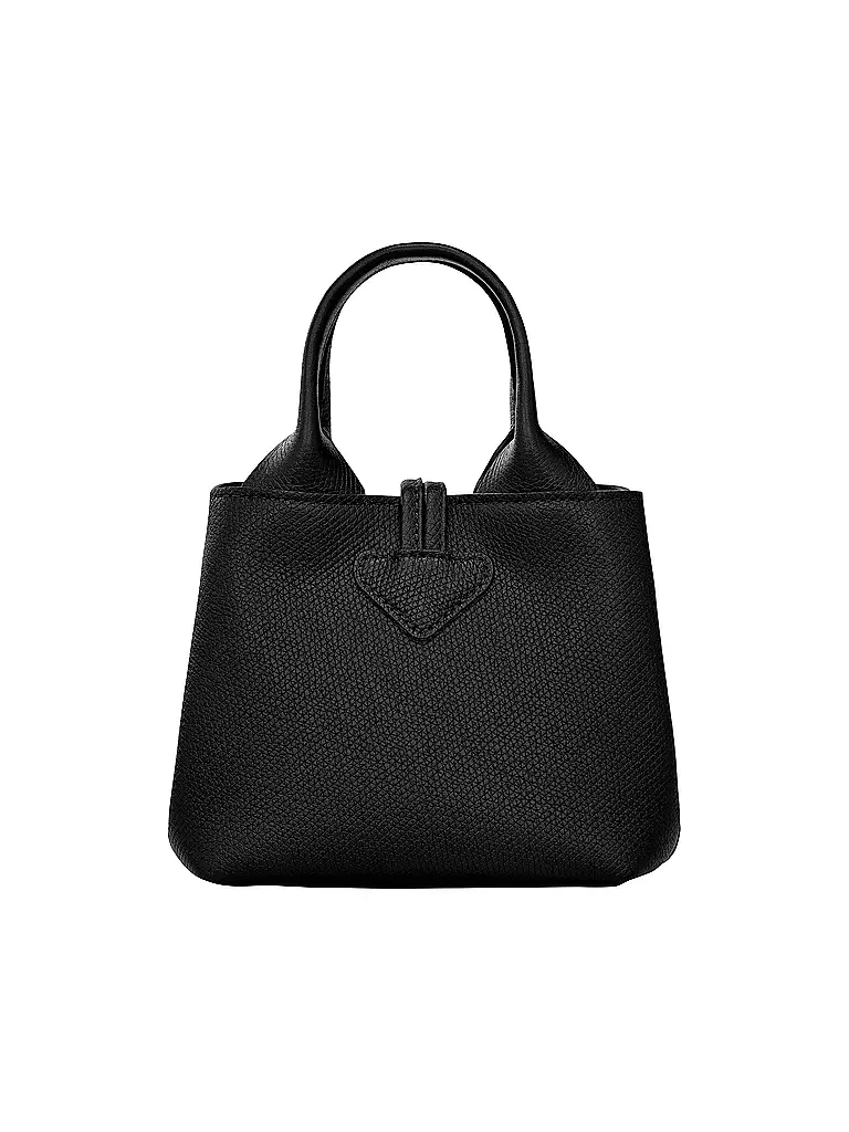 LONGCHAMP | Le Roseau Handle Bag XSmall, Noir | grün