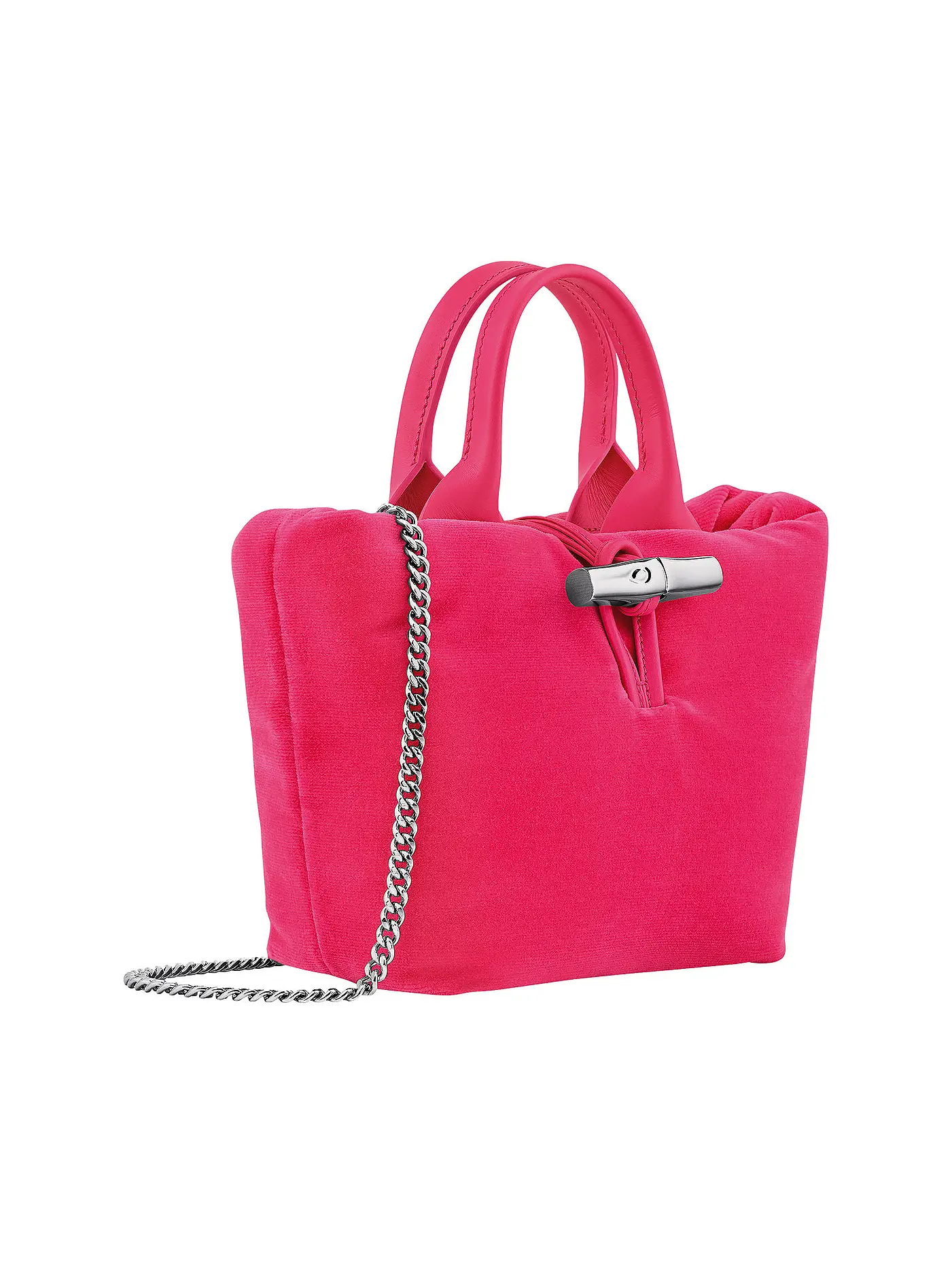 LONGCHAMP | Le Roseau Handle Bag XSmall, Pink | pink