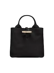 LONGCHAMP | Le Roseau Handtasche Small, Ecorce | schwarz