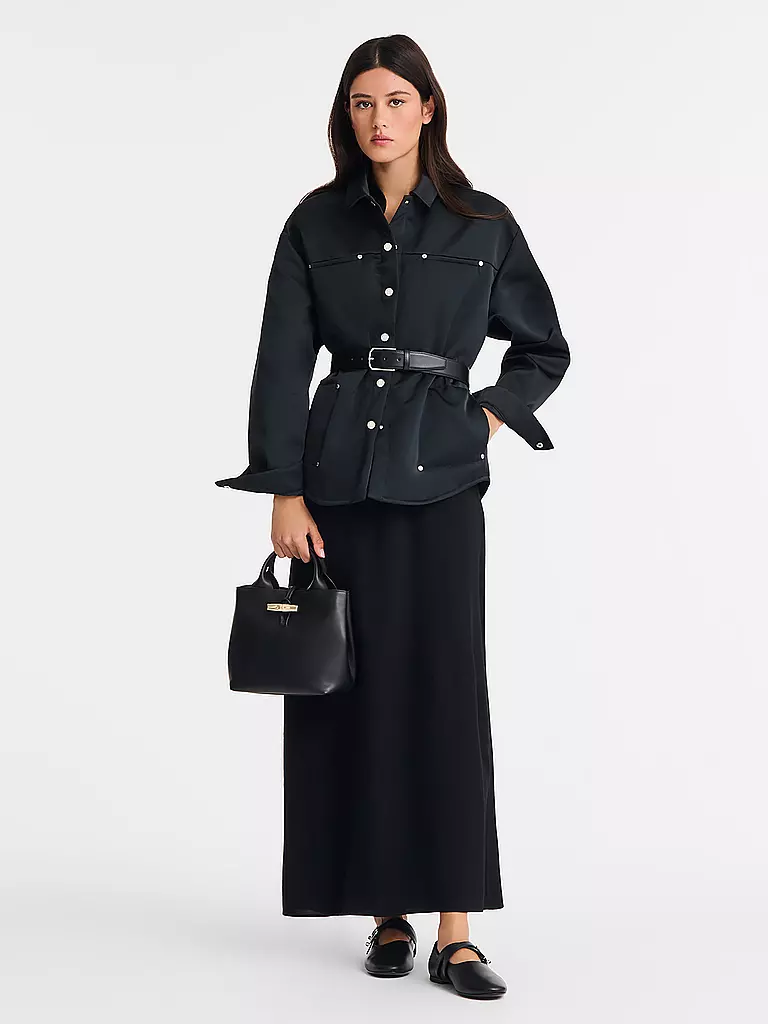 LONGCHAMP | Le Roseau Handtasche Small,  Noir | schwarz