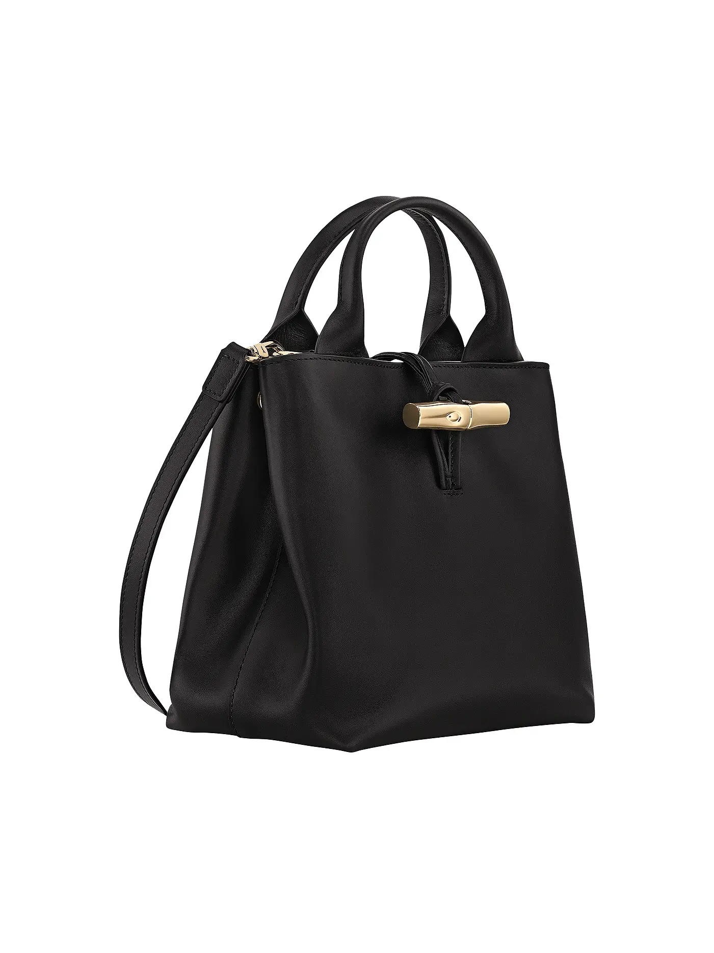 LONGCHAMP | Le Roseau Handtasche Small,  Noir | schwarz