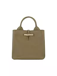LONGCHAMP | Le Roseau Handtasche Small, Ecorce | olive