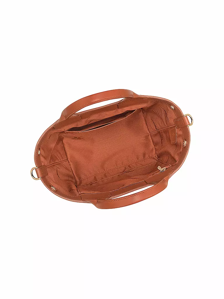 LONGCHAMP | Le Roseau Handtasche Small, Ecorce | dunkelrot