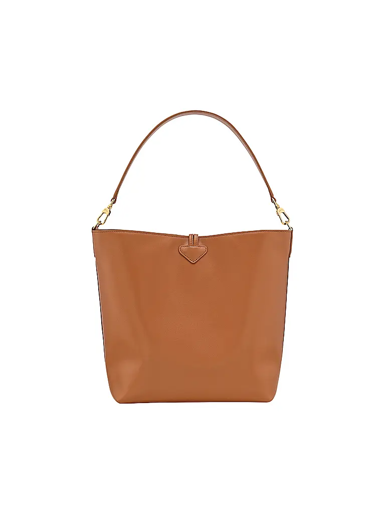 LONGCHAMP | Le Roseau Schultertasche Medium, Cashew | 