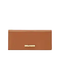 LONGCHAMP | Le Roseau Sleek Geldbörse Large, Cashew | Braun