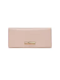 LONGCHAMP | Le Roseau Sleek Geldbörse Large, Cashew | Rosa